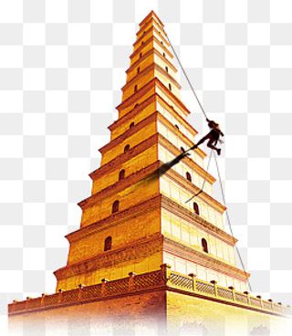 金字塔人物,免抠元素