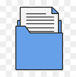 一个打开的电脑文件夹图标,免抠元素