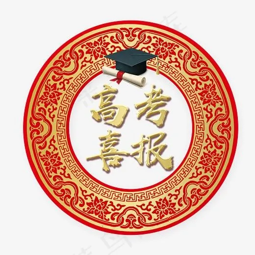 高考喜报艺术字(3000*3000px)psd模版下载
