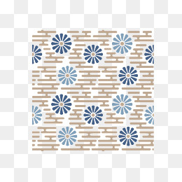 花朵古代窗纹纹理,免抠元素