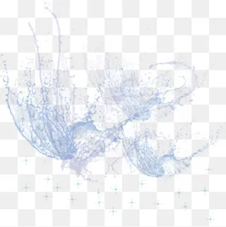创意夏季水溅效果设计,免抠元素