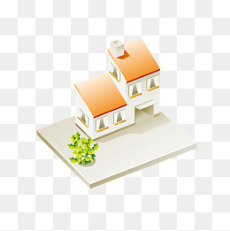 乡村小别墅,免抠元素