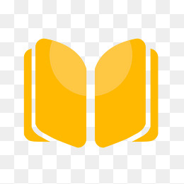 黄色圆角课程元素,免抠元素