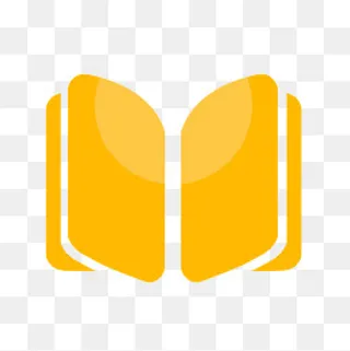 黄色圆角课程元素,免抠元素