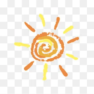 手绘太阳PNG免扣,免抠元素