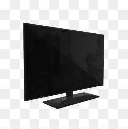 写实立体产品实物液晶电视侧面png