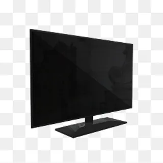 写实立体产品实物液晶电视侧面png