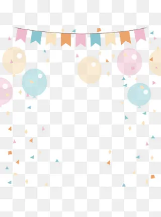 卡通派对元素可商用元素,免抠元素