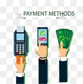 付款刷卡的手矢量图