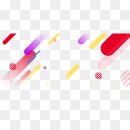 五彩色线条,免抠元素