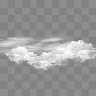 白云云雾效果元素,免抠元素