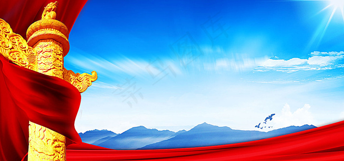 简约中国梦红色教育背景背景图片素材,背景元素