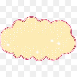 星光圆点点缀花朵形状卡片,免抠元素