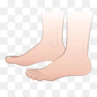 清秀的足底,免抠元素