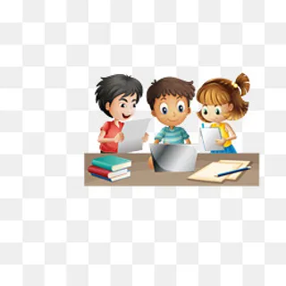 矢量手绘学习小组,免抠元素