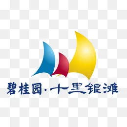 碧桂园十里银滩logo,免抠元素(1260*749px)psd模版下载