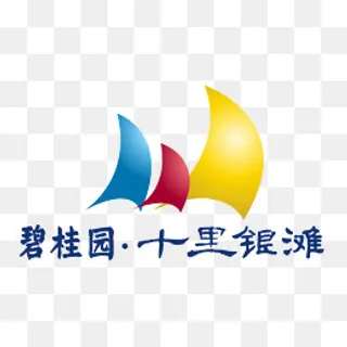 碧桂园十里银滩logo,免抠元素