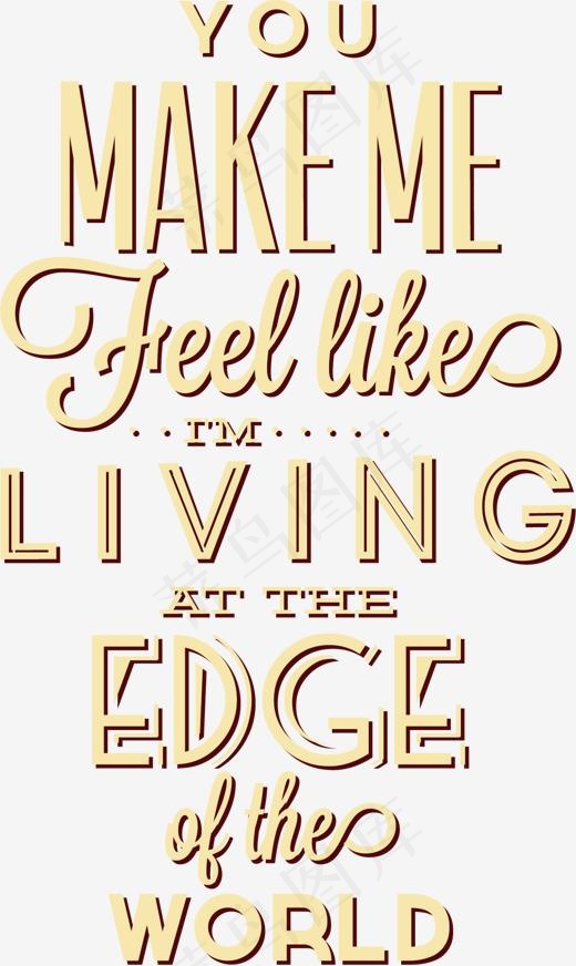 矢量图创意英文字母装饰