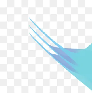 科技不规则图形蓝色几何,免抠元素