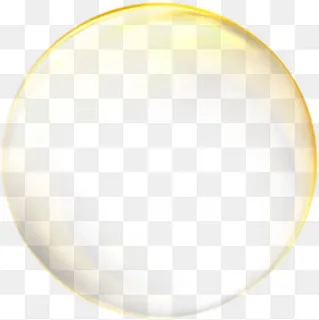 金色大气气泡效果元素,免抠元素