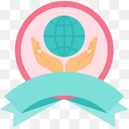 可爱保护地球公益矢量图,免抠元素