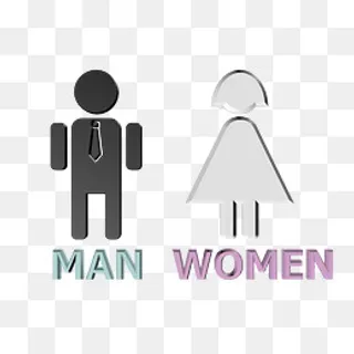 厕所设施男女标志