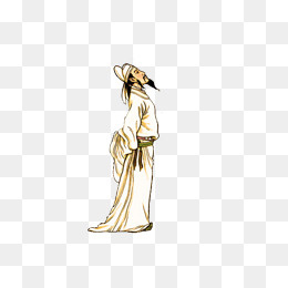 诗人李白,免抠元素