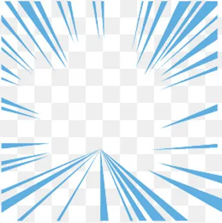 蓝色放射,免抠元素