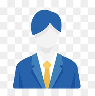 男士员工扁平化青春矢量图,免抠元素