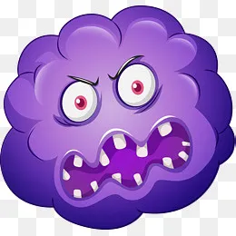 创意卡通医学细菌矢量素材,免抠元素