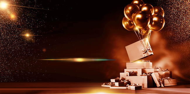 简约礼盒礼品促销PSD分层背景图片素材