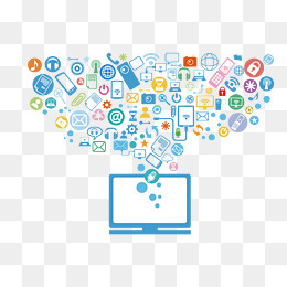 科技感电脑图表,免抠元素