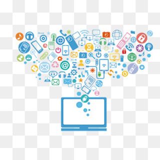 科技感电脑图表,免抠元素