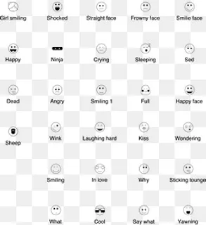 笑脸表情线型矢量图标icon,免抠元素