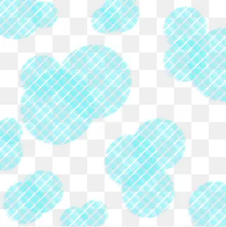 科技感渐变层次蓝色圆形网格纹理,免抠元素