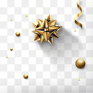 新年圣诞土豪金贺卡装饰