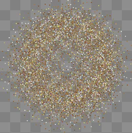 粉末矢量卡通风格金粉,免抠元素(2000*2000px)ai矢量模版下载