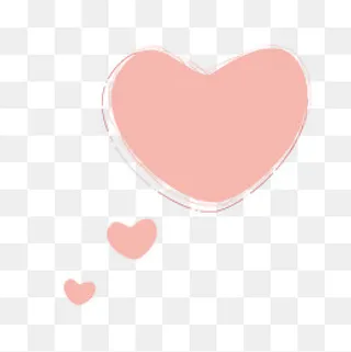 可爱简约心形对话框