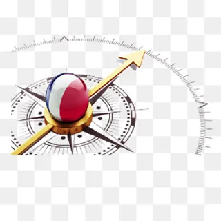 创意指南针图表,免抠元素