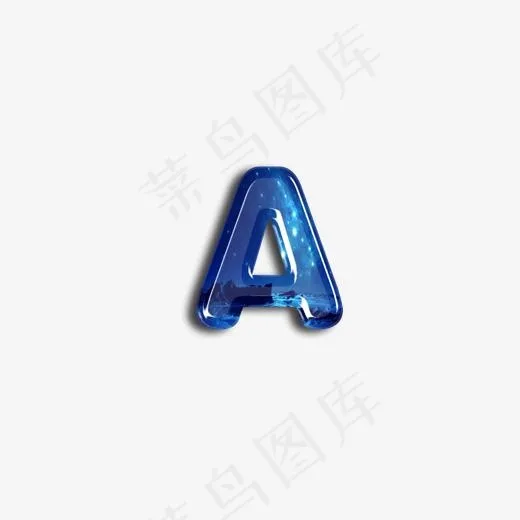 星空玻璃宝石质感字母A,免抠元素艺术字(1280*720px)psd模版下载