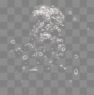 唯美漂浮气泡元素,免抠元素