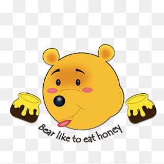 可爱小熊透明png图