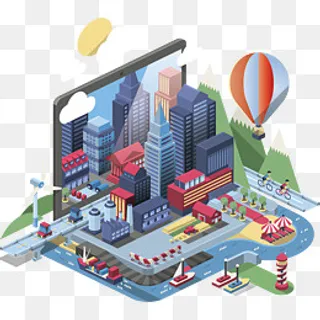 街道png元素,免抠元素