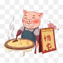 大年初七猪年2019年(2048*2048px)psd模版下载