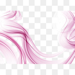 枚红色柔和曲线装饰,免抠元素(1296*924px)ai矢量模版下载