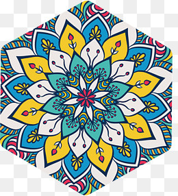 精致花纹装饰图案,免抠元素