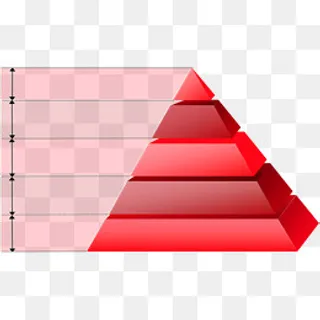 立体金字塔,免抠元素