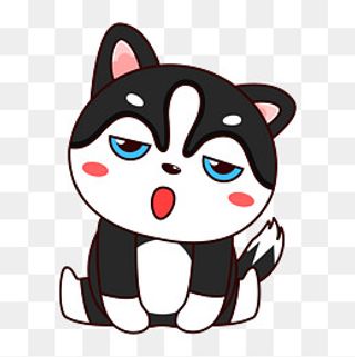 高冷的哈士奇表情包