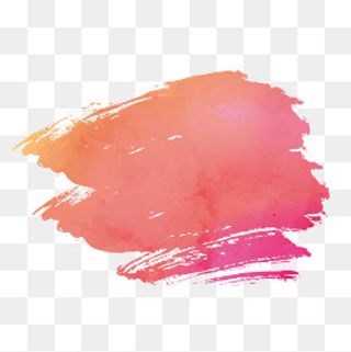 彩色传统笔触,免抠元素