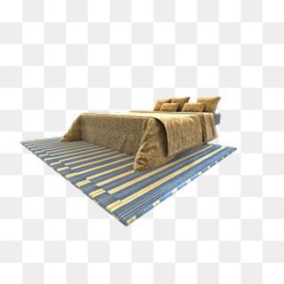 精美创意家具家具床铺床上用品,免抠元素